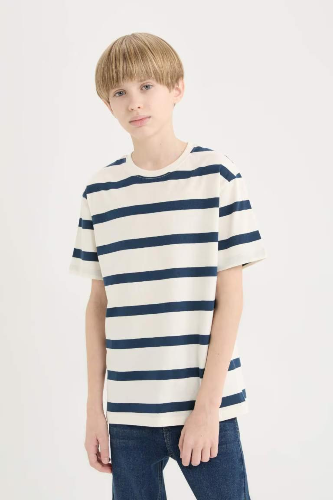 Resim Defacto Erkek Çocuk Kısa Kol T-shirt D7864A8/ER105