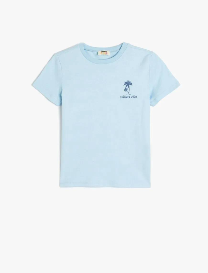 Resim Koton Erkek Çocuk T-shirt 5SKB10110TK