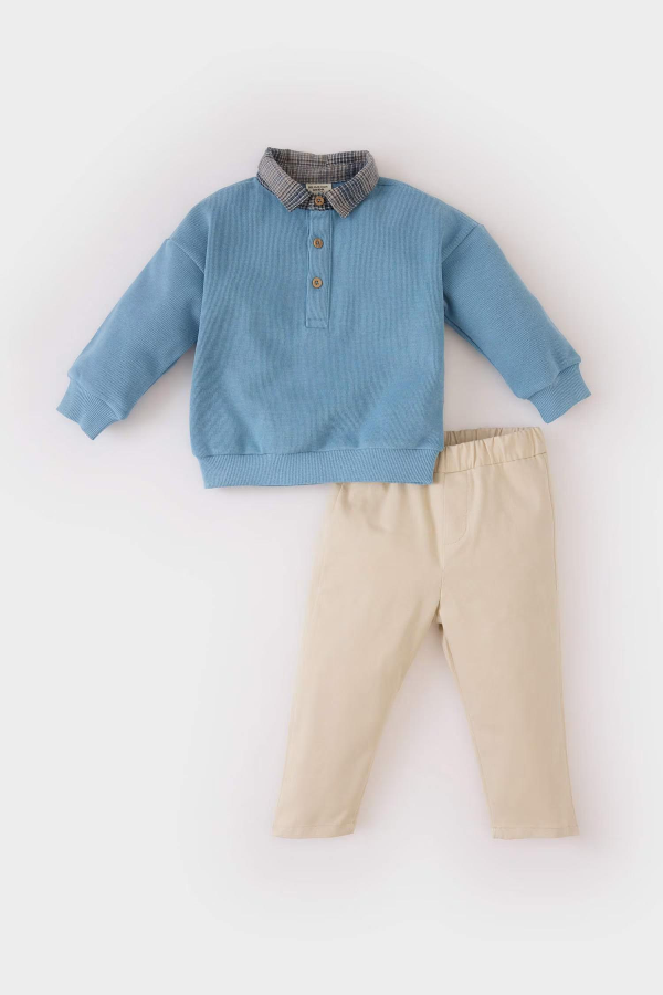 Resim Defacto Erkek Bebek  Sweat Takım E0321A5/BE455