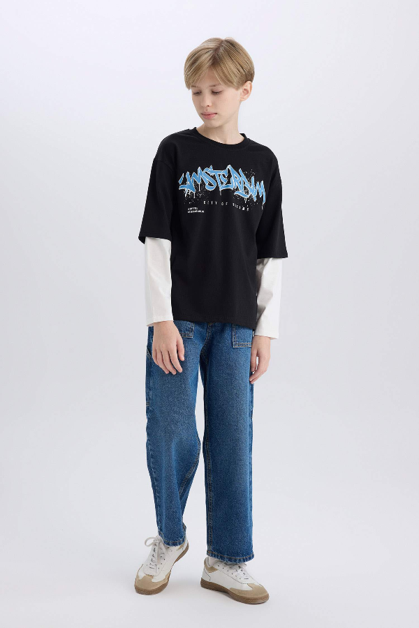 Resim Defacto Erkek Çocuk T-shirt