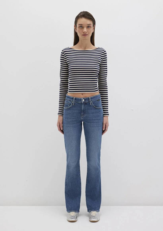 Resim Mavi Molly Mid Kadın Jean Pantolon M1013690520