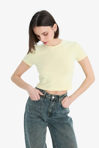 Resim Defacto Kadın T-shirt Z8790AZ/YL83