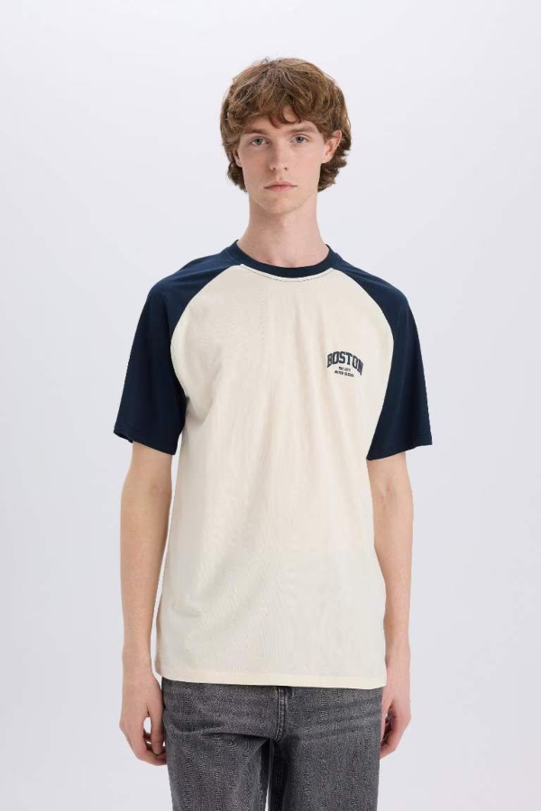 Resim Defacto Erkek  T-shirt D5569AXNV82
