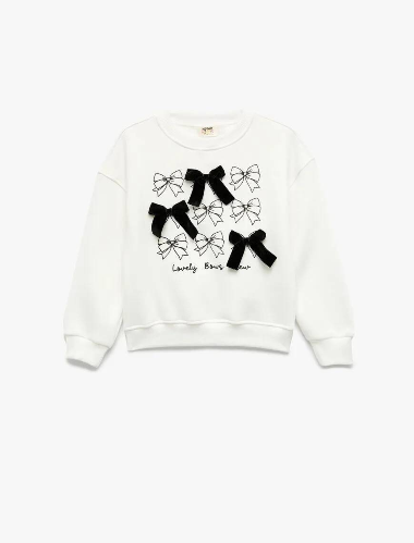 Resim Koton Kız Çocuk Sweat 6Wkg10124Ak