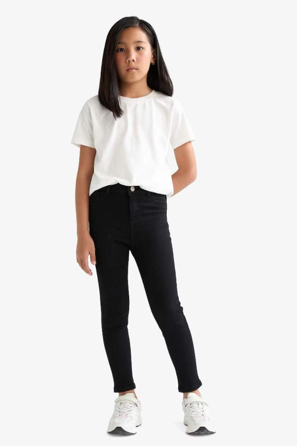 Resim Defacto Kız Çocuk  Jean Pantolon E5875A8/BK27