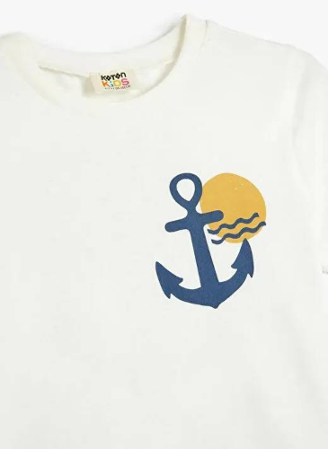 Resim Koton Erkek Çocuk T-shirt 5SKB10142TK