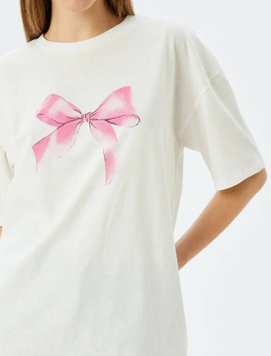 Resim Koton Kadın T-shirt 5SAL10128IK