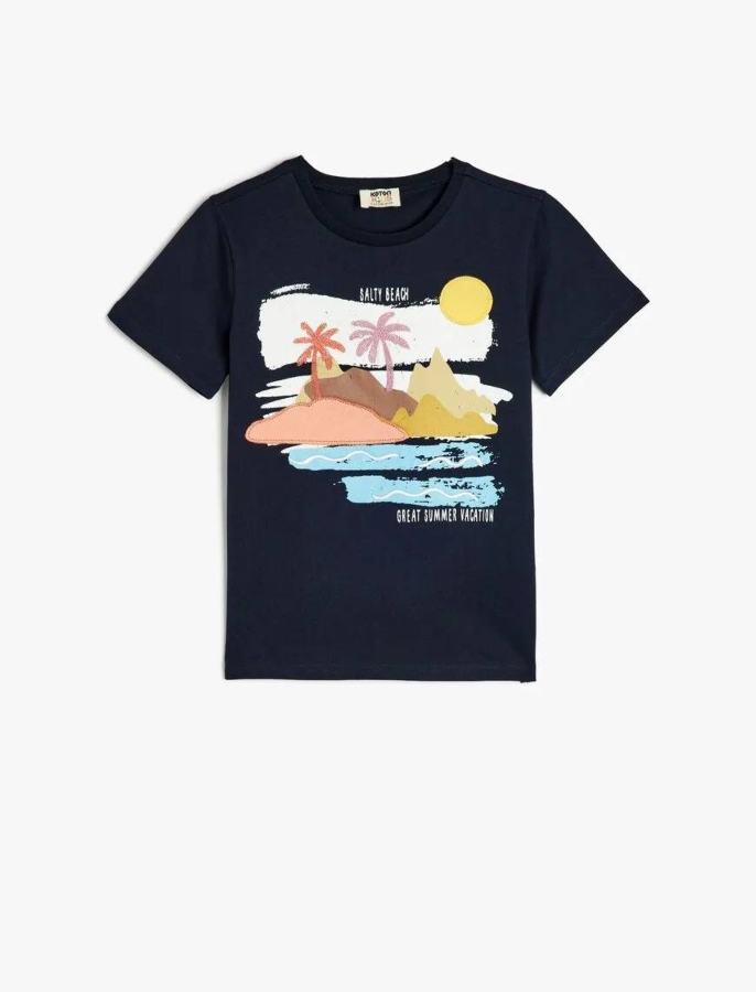 Resim Koton Erkek Çocuk T-shirt 5SKB10151TK