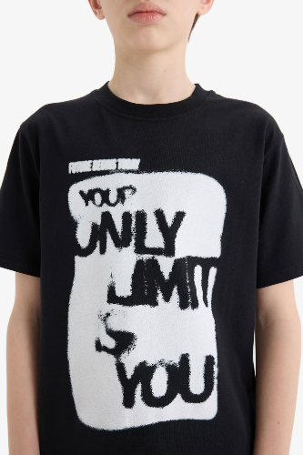 Resim Defacto Erkek Çocuk Kısa Kol T-shirt D9274A8BK81