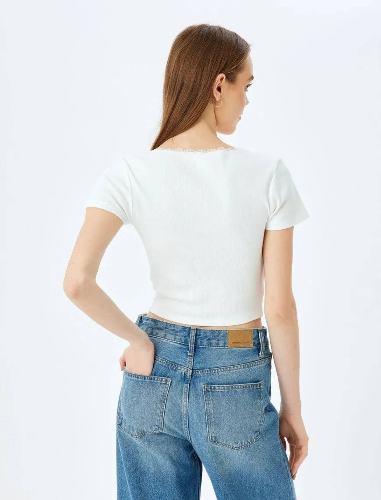 Resim Koton Kadın T-shirt 5SAL10194IK