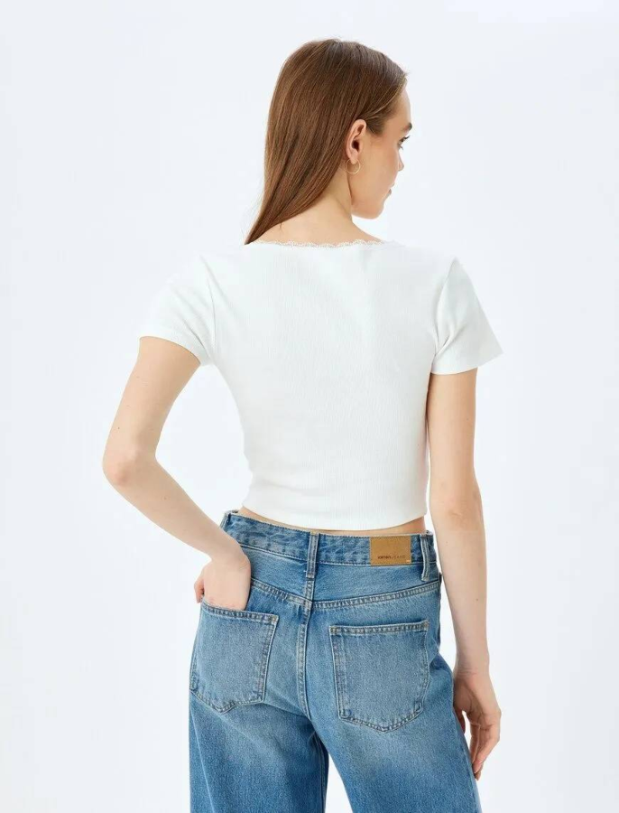 Resim Koton Kadın T-shirt 5SAL10194IK