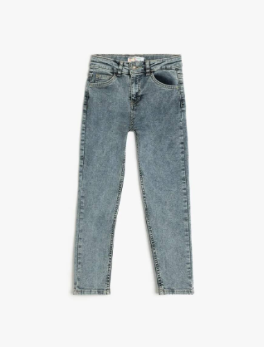 Resim Koton Erkek Çocuk Jean Pantolon 5SKB40013TD
