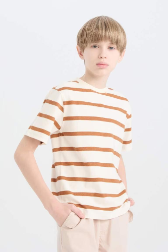 Resim Defacto Erkek Çocuk Kısa Kol T-shirt D9491A8ER118