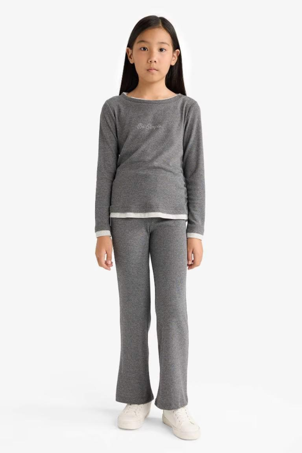 Resim Defacto Kız Çocuk  Sweat Takım G0119A8/AR84